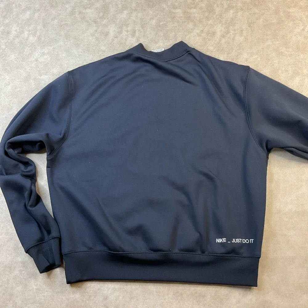 Nike Therma‎ Fit Sweatshirt Pullover Relaxed Fit  Crewneck Black DQ5524 Women XS